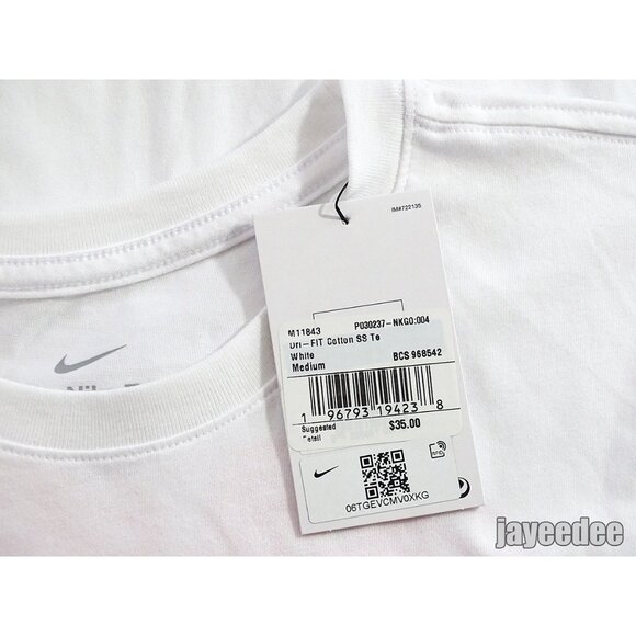 NIKE GOLF TAKE OUT THE TRASH WASTE MANAGEMENT SHIRT M11843WM24-WHT WHITE M - Picture 5 of 5